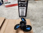 New Aluminum 9" 9P Mercury Black Max Prop, 48-828156A12, Spline Hub, P9002. Fixed Price $105.00.