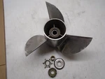 K2 Mercury Quicksilver Stainless Steel Propeller 48-88448A 21P Cleaver. Fixed Price $179.95.