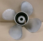 Used Oem Johnson & Evinrude 12 1/2 X Stainless 4-BLADE Outboard Prop # 175421. Fixed Price $159.99.