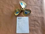 Re-conditioned Rh 13" X 10P Michigan/federal Ni-bral Prop, 1/8" Bore, P7568. Fixed Price $515.00.