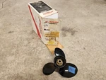 New Aluminum 10 3/8" Mercury Black Max Prop, 48-19638A40 11P, Spl P8465. Fixed Price $93.00.
