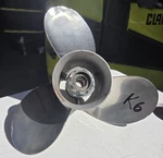 Solas Stainless Steel 15P Blade Propeller 13-3/4 X Rh K6. Fixed Price $145.00.