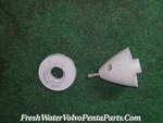 Volvo Penta Prop Cone Spinner Spacer 854045, 854047 270 280 290 Sp-a. Fixed Price $125.00.