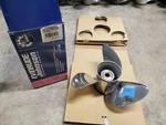 New 13 7/8" X 19P Evinrude Johnson Viper Ss Propeller, 763931, Spline, P6364. Fixed Price $445.00.