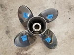 New Counter Blade 14 1/2" X 17P Mercury Offshore Ss Prop, 48-825899-17, # 3351. Fixed Price $400.00.