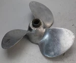 SMC-621 Chrysler Force 11-1/2 X 13 Aluminum Prop 9.9 15 20 25 30 35 Hp Pin Drive. Fixed Price $58.00.
