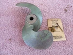 Johnson Antique Outboard Motor 5HP Propeller TD15 TD-20 1941-48 + Pins # 300559. Fixed Price $21.95.
