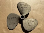 Michigan Dyna-jet DJ3B15N Sailer 15X8 Rh Shaft Boat Propeller. Fixed Price $650.00.