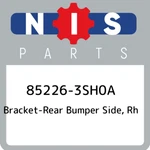 85226-3SH0A Nissan Bracket-rear Bumper Side, Rh 852263SH0A, New Genuine Oem Part. Fixed Price $25.98.