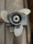 SS#293 14.25X21 Lh Omc 3B Stainless Steel Propeller. Fixed Price $325.00.