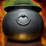 Vintage Large Black Cauldron 16" Halloween Prop Molded Plastic Candy Bucket Rare. Fixed Price $134.99.