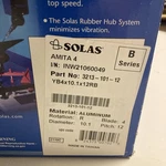 Solas Aluminum 4 Blade Propeller Amita Series 3213-101-12 10.1 Pitch Nib. Fixed Price $61.60.