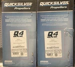 Quicksilver Q4/ Mercury Revolution 14.6" 21P Ss Set Lh & Rh 4-BLADE Prop REV4. Fixed Price $1650.00.