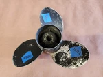 Aluminum 1/4" X 10P Michigan Wheel Prop, 600 Cup, 031015, Mercury, P11022. Fixed Price $25.00.