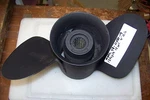 Vintage Oem Mercury 2 Blade Propeller 15 Spline In. Hub 48-31080-19. Fixed Price $59.99.