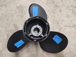 New Aluminum 14 1/4" 21P Quicksilver Black Diamond Propeller, QA3018X, P8477. Fixed Price $115.00.