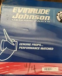 Omc Johnson/evinrude Aluminum Propeller 14.5 X19 (#763468, 765188). Fixed Price $145.00.