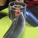Suzuki Propeller 13 1/4 20 Stainless Steel. Fixed Price $210.00.