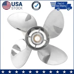 14 1/2 X 4BLADES Stainless Boat Propeller For Yamaha 150-250HP 15TOOTH Rh. Fixed Price $439.00.