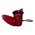 Omc Evinrude Johnson X 14 3/4 17P, Red Demo Viper Propeller 176629 - Lh. Fixed Price $213.99.
