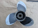 Mercury Quicksilver 11 1/4 X Propeller 48 73132A40 P10 25 30 50 Hp. Fixed Price $35.00.
