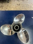 Evinrude/johnson Rebel Stainless Steel Outboard Prop 0763985 *NEW*"3X15 3/4X15LH. Fixed Price $349.78.