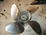 Suzuki DF300 300HP Outboard Counter Rotating Blade Steel Propeller 15 By 14. Fixed Price $255.00.