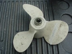 Clean Used Columbian Aluminum Propeller Pin Drive 2105 J7W MP103. Fixed Price $70.00.