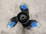 Aluminum 10 3/8" 13P Mercury Black Max Prop, 48-19640-13, Spline Hub, P9291. Fixed Price $30.00.
