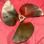 Acme X 11.5 901 Blade Inboard Propeller Left Hand Splined Shaft (3-24). Fixed Price $330.00.