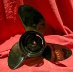 Wheel 13 1/4 X 17 Aluminum Propeller For Evinrude Johnson 40-140HP (K285). Fixed Price $95.00.