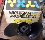 New Michigan Mercury Blade 10 1/2 X 12 Propeller Om 581 13 Spline 30 - 50 Hp. Fixed Price $49.99.