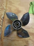 Michigan Wheel Ballistic 13-3/4 X 25 Rh 435936 Ss Yamaha Propeller (SP-17). Fixed Price $550.00.
