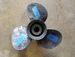 Aluminum 14" X 11P Quicksilver Prop, Fits All Makes, 4.25", Flo Torq, # 1651. Fixed Price $34.00.
