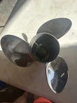 14 3/4 X 17 Stainless Fit Evinrude Johnson Brp Boat Propellers 3B Oem 0763915. Fixed Price $185.00.