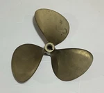 Michigan 15 X 10 Cup 3-BLADE 1-1/4 1" Nibral Bronze Boat Propeller Right. Fixed Price $259.95.