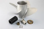 QA2185X Mercury Mariner 14-1/2 Propeller 135-300 Hp 4-BLADE Lh 6 Mo Wty. Fixed Price $130.00.
