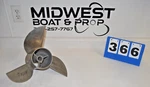 Mercury 14.5X23 Left Hand Cleaver Stainless Propeller Solid 15 Spline 48-74601A4. Fixed Price $199.00.