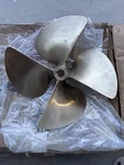 Acme 14.5 X 16 1589 Blade Inboard Propeller Left Hand Nibral Cupped 1/8". Fixed Price $650.00.