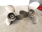 Quicksilver Bravo Dual 26P Stainless Propeller 48-823667A6 48-823668A6. Fixed Price $595.00.