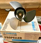 Oem New Yamaha Aluminum Propeller 3RH 14X19-M, 6G5-45945-01-98. Fixed Price $185.00.