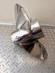 Michigan Wheel Ballistic Hubless Stainless Steel Boat Propeller 14-7/8 X 15. Fixed Price $250.00.