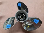 New 13 7/8" X 19P Evinrude Johnson Stroke Ss Prop, 0777025, Suzuki, P11214. Fixed Price $378.00.