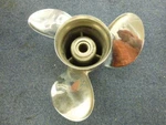 033005 Mi. Wheel S.s. Prop 13 3/4" X 21P Mercury Mercruiser 15 Spline 48-78122A4. Fixed Price $250.00.